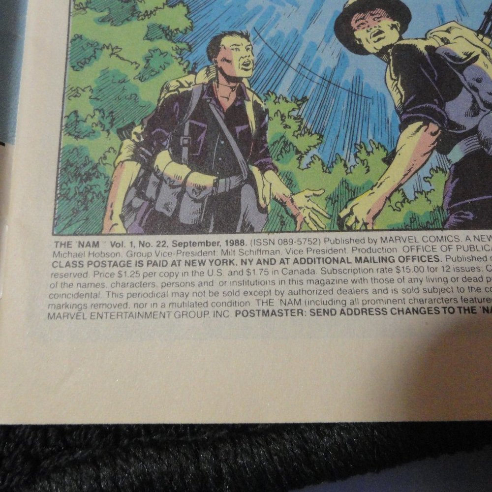 Marvel the NAM comic book vol 1 no 22 Sept 88~Military, illustrated~EUC~… - Picture 4 of 6